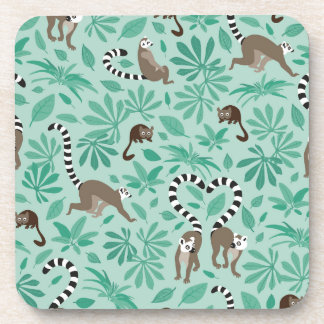 Lemur love mint leaves getränkeuntersetzer