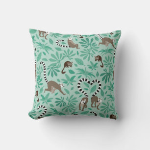 Lemur love mint leaves kissen