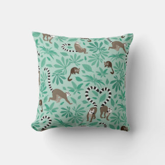Lemur love mint leaves kissen