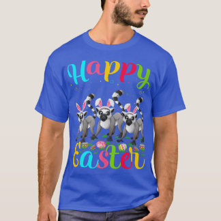 Lemur Lover Ostern Egg Bunny Lemur Happy Eas T-Shirt