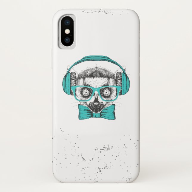Lemur| Musik Case-Mate iPhone Hülle (Rückseite)
