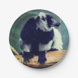 Lemur Pappteller