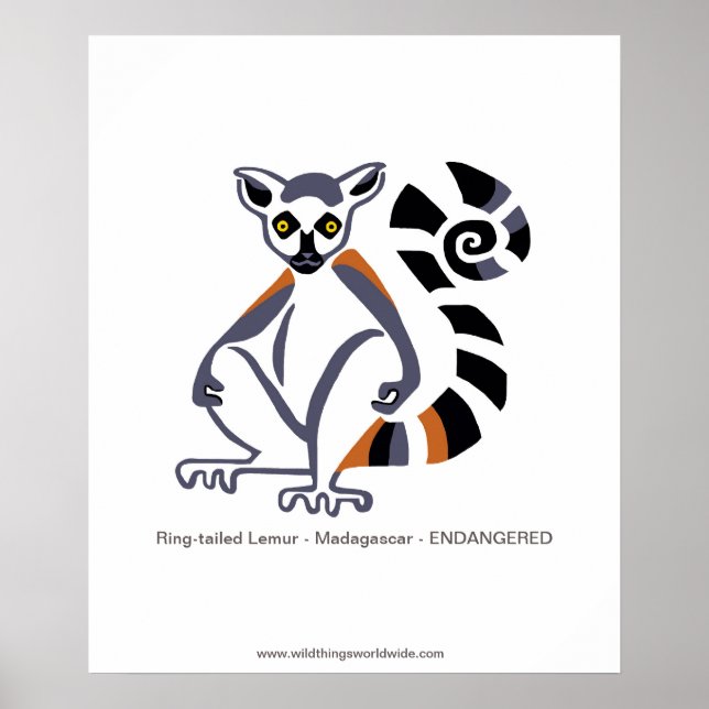 Lemur - Plakat (Vorne)