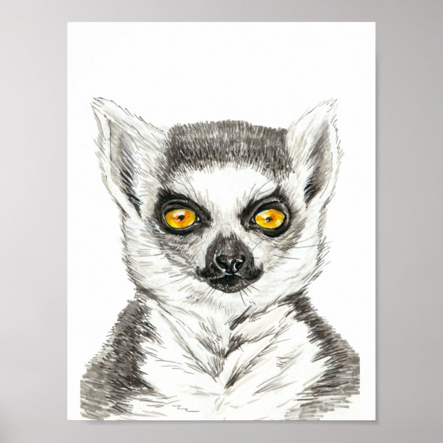 Lemur Poster (Vorne)