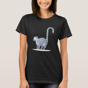 Lemur Ring Tegeltes Niedliches Primat 1 T-Shirt