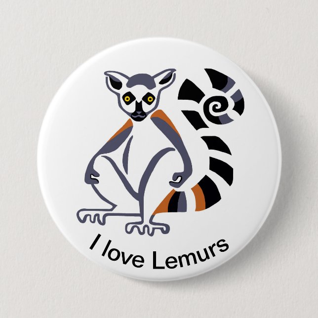 Lemur - Schaltfläche Button (Vorderseite)