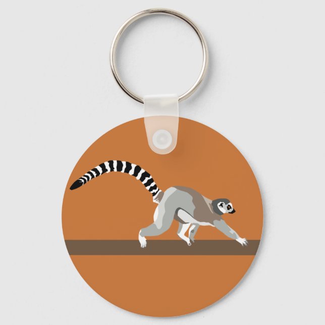 Lemur Schlüsselkette Schlüsselanhänger (Vorderseite)
