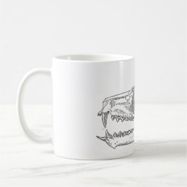 Lemur Skull Weihnachtskaffee Tasse