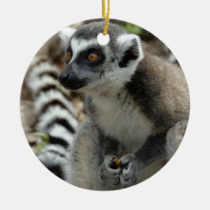 Lemur-Verzierung Keramik Ornament