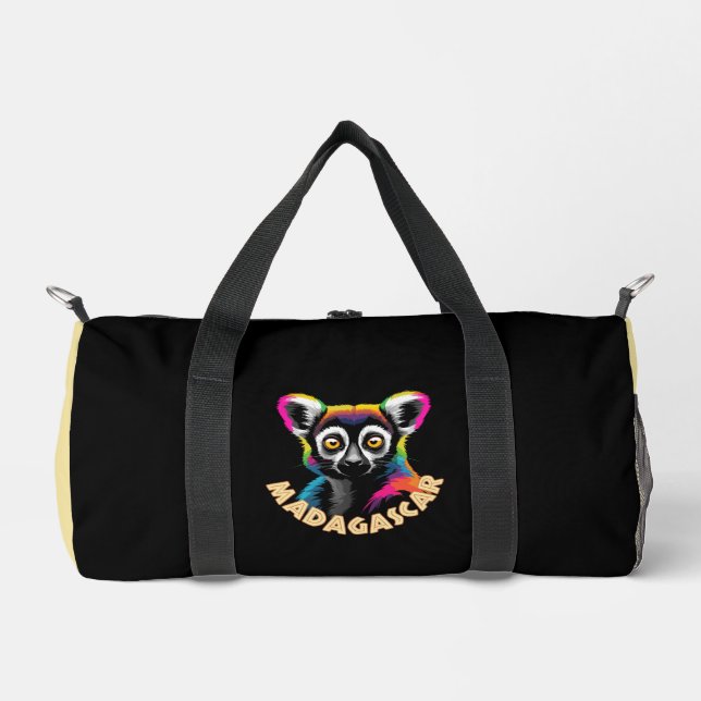 Lemur von Madagaskar Duffle Bag (Vorderseite)