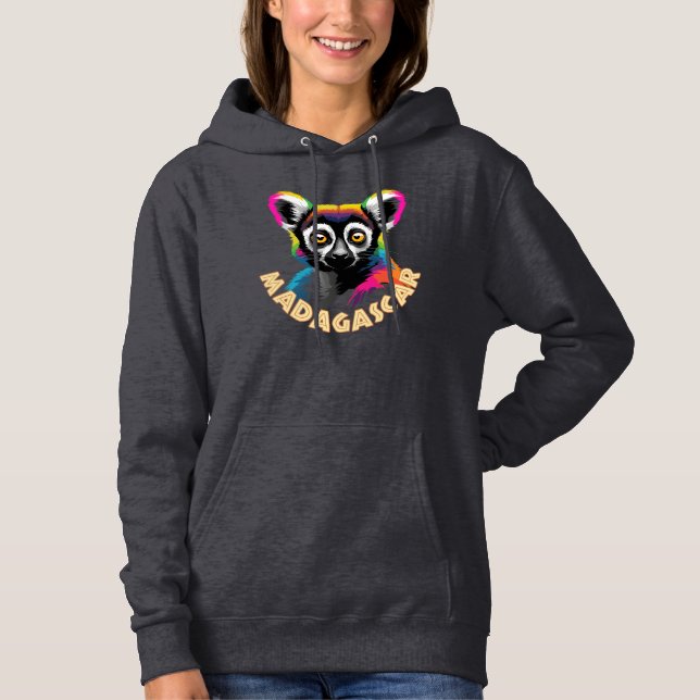 Lemur von Madagaskar Hoodie (Vorderseite)