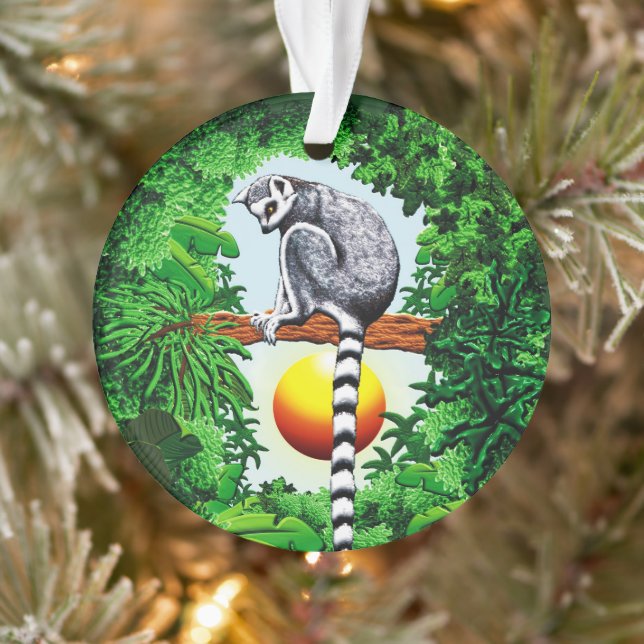 Lemur von Madagaskar Ornament (Baum)