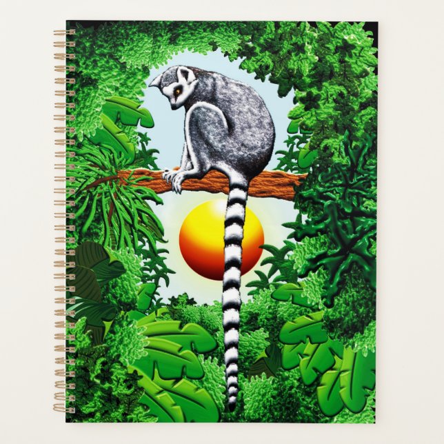 Lemur von Madagaskar Planer (Vorderseite)