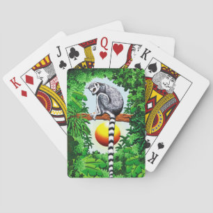 Lemur von Madagaskar Spielkarten