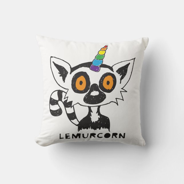 LemurCorn Kissen (Vorderseite)