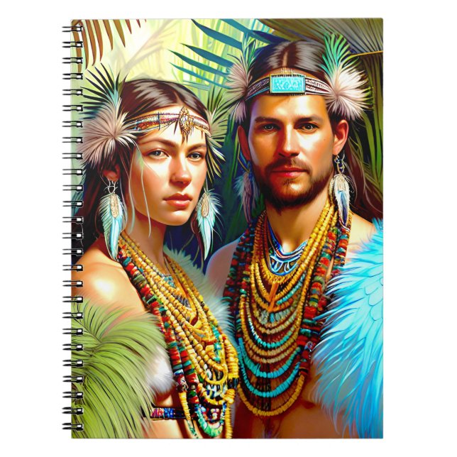 Lemurian Bird People of the Far North Notebook Notizblock (Vorderseite)