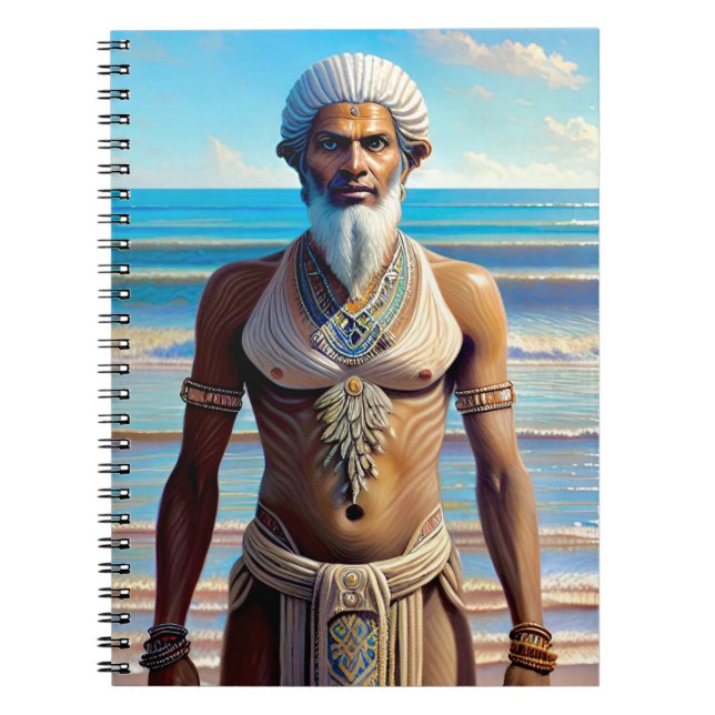 Lemurian Fisherman-Notebook Notizblock (Vorderseite)