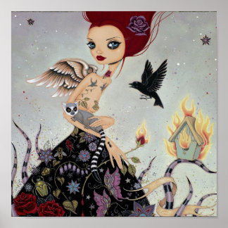 Lemuridea Print Poster