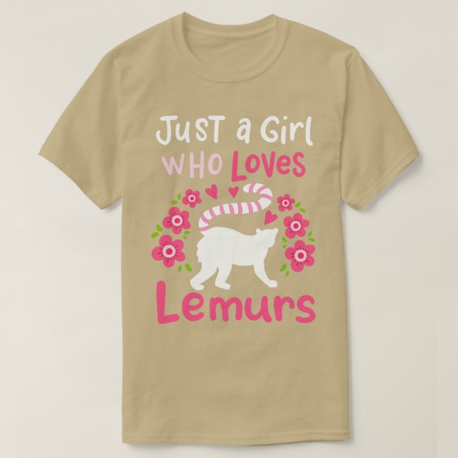 Lemurs Lemur Lover 1 T-Shirt (Design vorne)