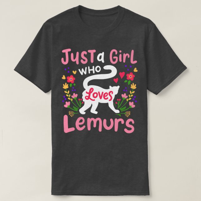Lemurs Lemur Lover 2 T-Shirt (Design vorne)