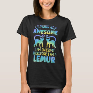 Lemurs Outfit Niedliches Zitronenangebot für Fraue T-Shirt