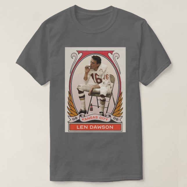 Len Dawson Vintag d T-Shirt (Design vorne)