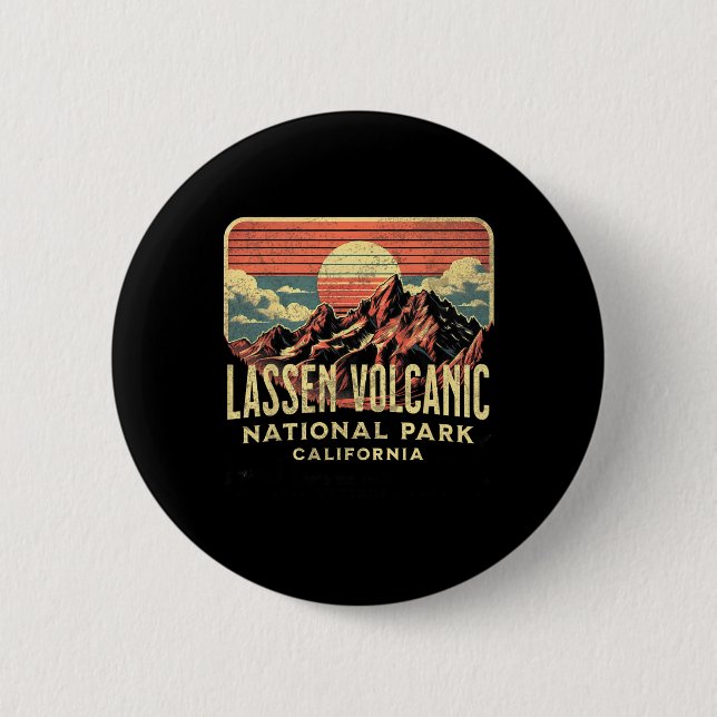 Len Vulkan-Nationalpark  Button (Vorderseite)