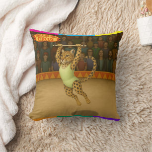 Lena Leopard Trapezartistin Kissen
