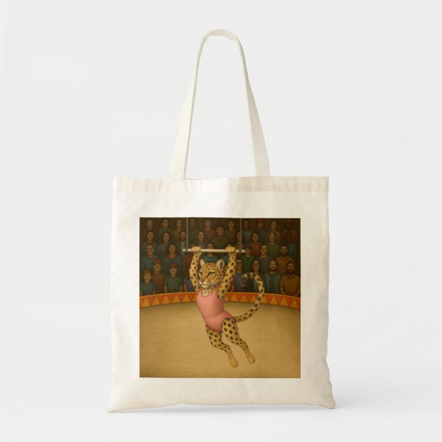Lena Leopard Trapezartistin Tragetasche (Vorne)