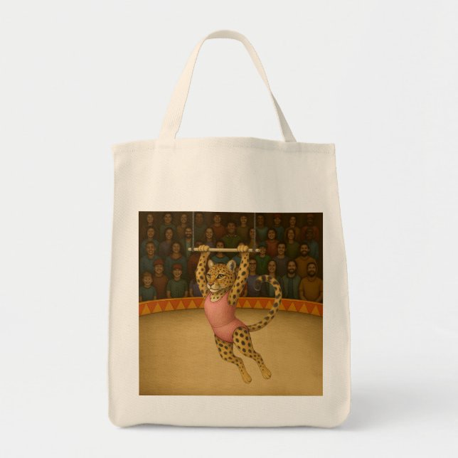 Lena Leopard Trapezartistin Tragetasche (Vorne)