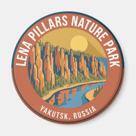 Lena-Säulen-Naturpark Russland Magnet