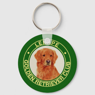 Lenape goldener Retriever-Verein-Schlüsselanhäng Schlüsselanhänger