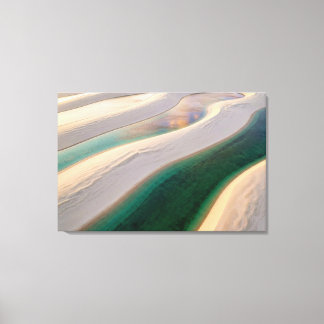 Lençóis Maranhenses The Teal Oasis Spiritual art Leinwanddruck