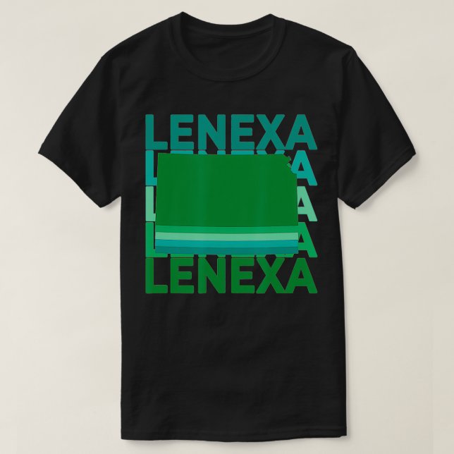 Lenea Kansas Green wiederholt KS City T-Shirt (Design vorne)