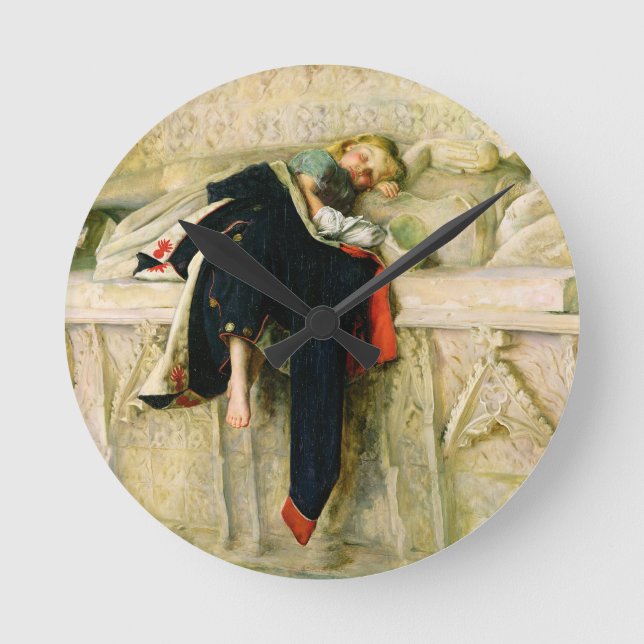 L'Enfant du Regiment (der gelegentliche Schuss) Runde Wanduhr (Vorderseite)