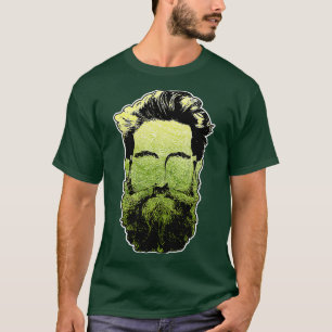 Length Beard Funnny Beardeds Facial 3 T-Shirt
