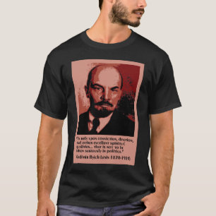 Lenin auf Politik T-Shirt