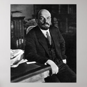 Lenin-Foto-Portrait Poster