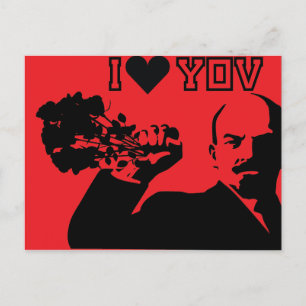 Lenin - i Liebe Sie Postkarte