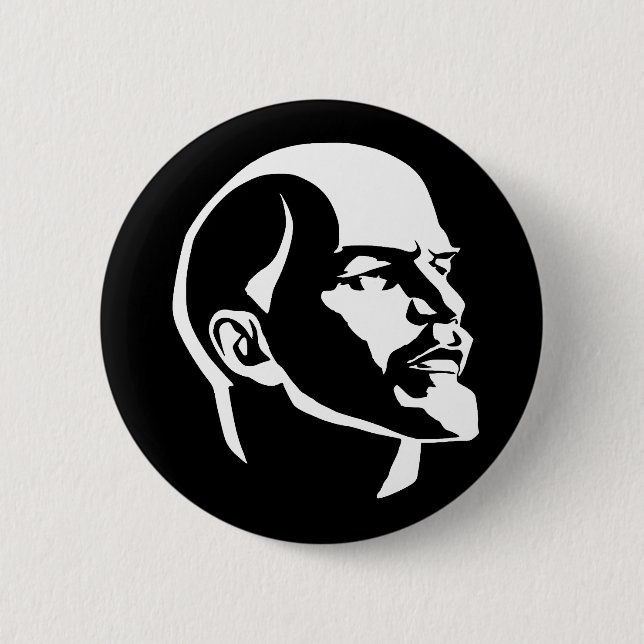 Lenin Kopf Button (Vorderseite)