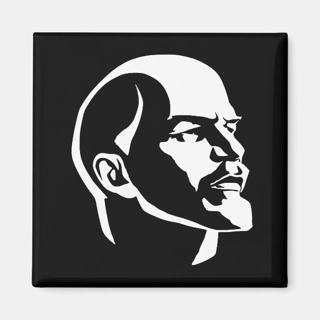 Lenin-Kopf Magnet (Vorne)