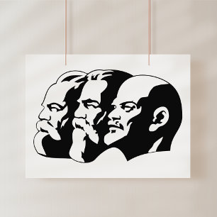Lenin, Marx, Engels, Sowjetunion, Kommunismus Poster