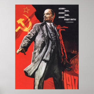 Lenin sowjetisches Poster