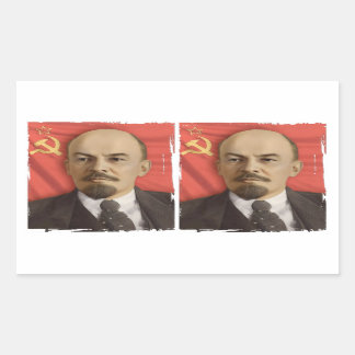 Lenin Stickers (Schnitt in 2)