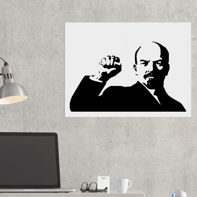 Lenin, UdSSR, CCCP, sowjetische Gewerkschaft, Komm Foliendrucke (In Situ (Schreibtisch 2))