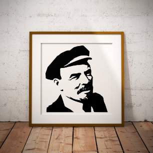 Lenin, UdSSR, CCCP, Sowjetunion, Kommunismus Fotodruck