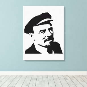 Lenin, UdSSR, CCCP, Sowjetunion, Kommunismus Leinwanddruck