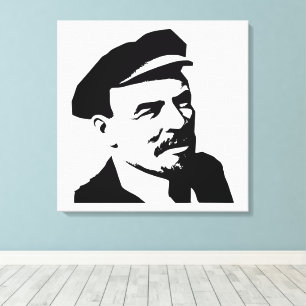 Lenin, UdSSR, CCCP, Sowjetunion, Kommunismus Leinwanddruck