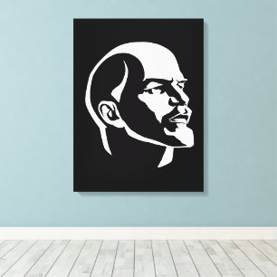 Lenin, UdSSR, CCCP, Sowjetunion, Kommunismus Leinwanddruck
