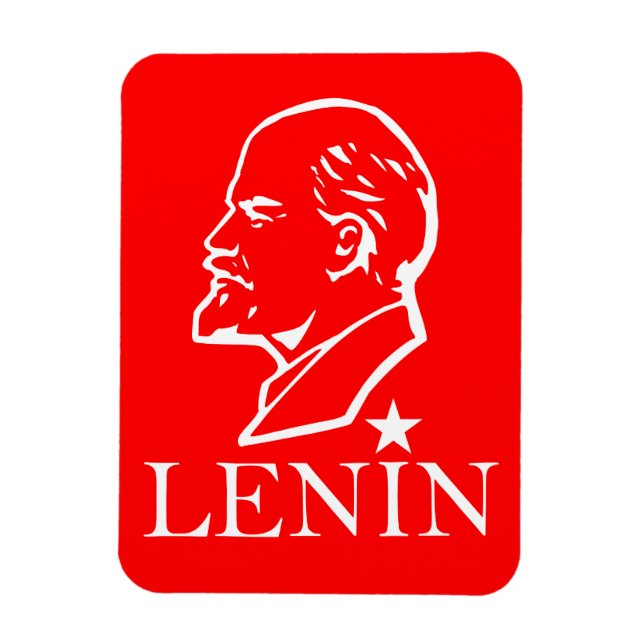 Lenin, UdSSR, CCCP, Sowjetunion, Kommunismus Magnet (Vertikal)